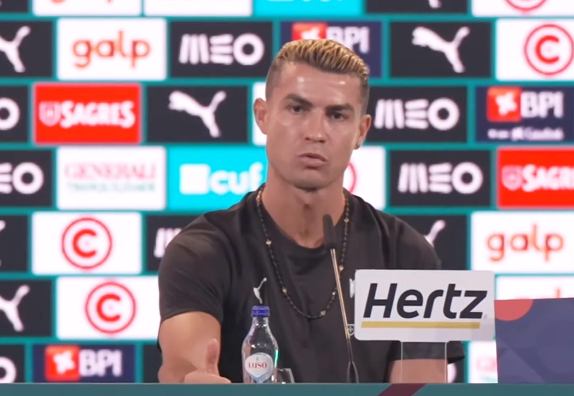 七天前C罗曾表示：如果教练不打算用我，我今天就可以离开